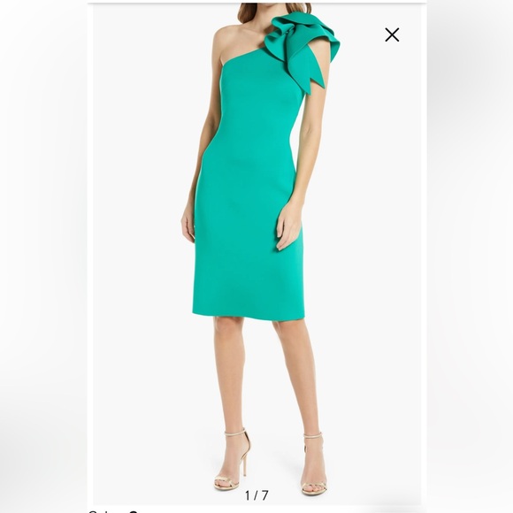 Benoliel Green Eliza J Dress Ladies Dresses Sheath Dress Eliza J Cap Sleeve Dress  Eliza J